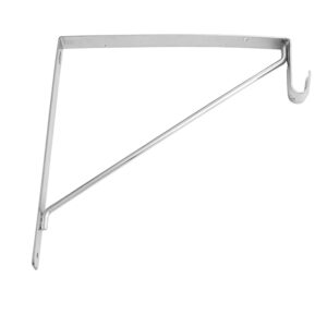 Shelf and Rod Support Bracket for Oval Closet Rod