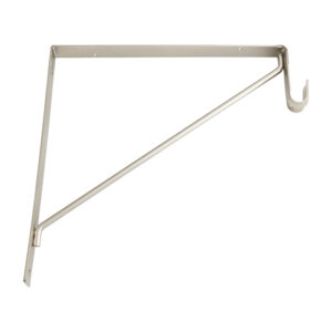 Shelf and Rod Support Bracket for Oval Closet Rod